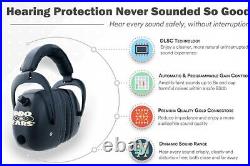 NEW Pro Ears PRO-TAC MAG GOLDT Electronic Earmuff, NRR 30, Black GSDPMBBX