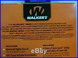 NEW Walker's Game Ear Silencer R600 Rechargeable Wireless Earbuds