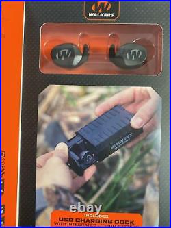 NEW Walker's Silencer 2.0 Bluetooth Rechargeable Ear Buds GWP-SLCR2-BT 21E