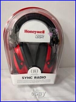 NWT Honeywell Howard Leight Over The Head Electronic Ear Muffs, 25 Db Sync Radio