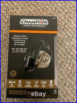 Never used Champion Pro Elite Vanquish Electronic Hearing Muffs