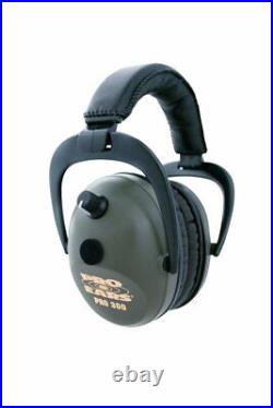 New ProEars 300 Electronic Hearing Protection and Amplification Green Ear Muffs