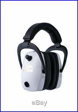 New ProEars Slim Gold Hearing Protection and Amplification Ear Muffs White