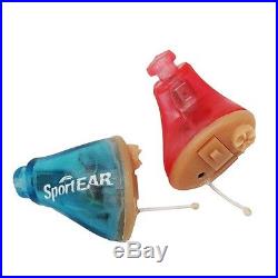 New! SportEar Select-A-Fit 30 Pair 1 Red/1 Blue 8x Hearing Amplification S30PR