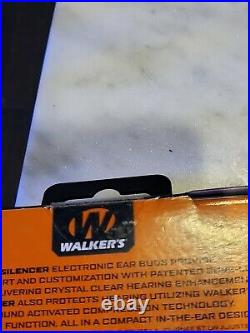 New Walkers GWP-SLCR Silencer Electronic Ear Buds sealed box