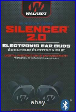 New! Walkers Silencer BT 2.0 Headset. Black GWP-SLCR2-BT