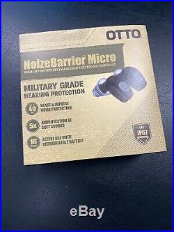 OTTO Electronic Hearing Protection Ear Plugs NoizeBarrier Micro V4-11029 (New)
