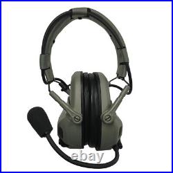 OpsCore AMP Communication Headset Connectorized, NMFI Enabled Green