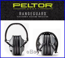 PELTOR RANGE GUARD ACTIVE TACTICAL ELECTRONIC HEARING PROTECTION New 6S Shooting