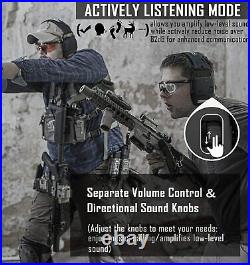 PROHEAR 030 Electronic Shooting Ear Protection Earmuffs with Bluetooth, Noise