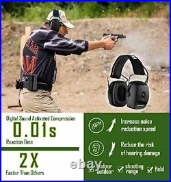 PROHEAR 056 30dB Highest NRR Digital Electronic Shooting Ear Protection Muffs
