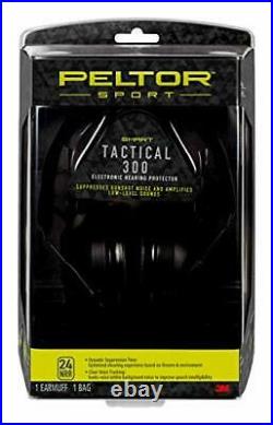 Peltor 3M Sport Tactical 300 24db NRR Electronic Hearing Protector TAC300-OTH