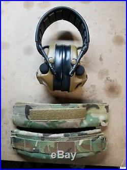 Peltor COMTAC Hearing Defender Electronic Ear Pro Headset with Gel Cups Free Ship