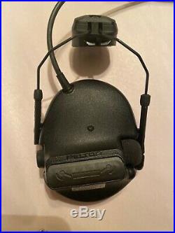 Peltor SWAT-TAC ACH Single Comm Headset ARC MT17H682P3AD-47 SV