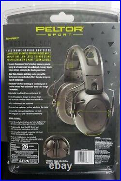 Peltor Sport Tactical 500 26db Bluetooth Electronic Earmuffs (TAC500-OTH)