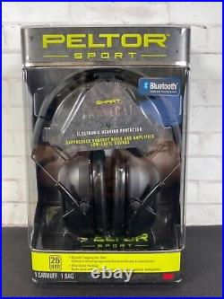 Peltor Sport Tactical 500 26db Bluetooth Electronic Earmuffs (TAC500-OTH), New