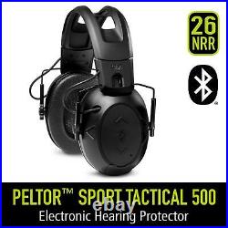 Peltor Sport Tactical 500 Electronic Bluetooth Hearing Protection Earmuffs
