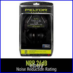 Peltor Sport Tactical 500 Electronic Hearing Protection Earmuffs, Black