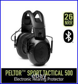Peltor Sport Tactical 500 Hearing Protector with Bluetooth and Rechargeable Batt