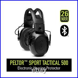 Peltor Sport Tactical 500 Smart Electronic Hearing Protector, Bluetooth Wirel