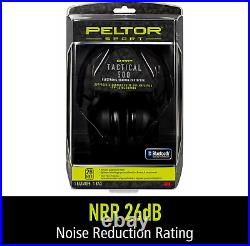 Peltor Sport Tactical 500 Smart Electronic Hearing Protector, Bluetooth Wireless
