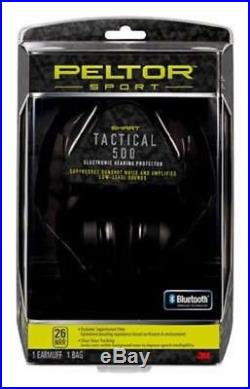 Peltor Tactical 500 (26db) (NRR) Electronic Hearing Protector TAC500-OTH -New