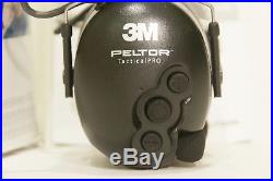 Peltor Tactical Pro Electronic Headset, Foldable Headband, Black (MT15H7F SV)
