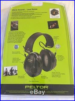 Peltor Tactical Sport Hearing Protector Foam 20dB NRR Black/Orange 97451 MP3