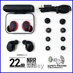 Plugfones Sovereign Duo Bluetooth OSHA CERTIFIED Earplugs with Earphones