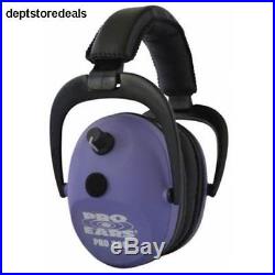 Pro Ears Electronic Hearing Protection & Amplification NRR 26 Ear Muffs Purple
