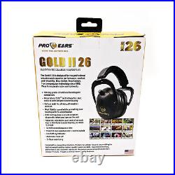 Pro Ears Gold II 26 Electronic Hearing Protection Earmuff Black PEG2SMB