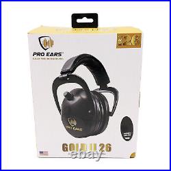 Pro Ears Gold II 26 Electronic Hearing Protection Earmuffs Black PEG2SMB