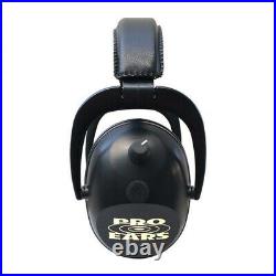Pro Ears Gold II 26 Full Cup Hearing Amplify Protector Muffs, Black (Used)
