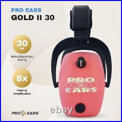 Pro Ears Gold II 30 Electronic Hearing Protection, Military Grade Tactical Ea