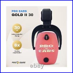 Pro Ears Gold II 30 Electronic Hearing Protection, Military Grade Tactical Ea