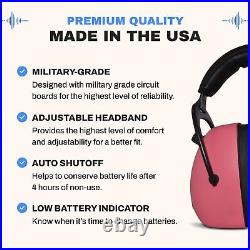 Pro Ears Gold II 30 Electronic Hearing Protection, Military Grade Tactical Ea