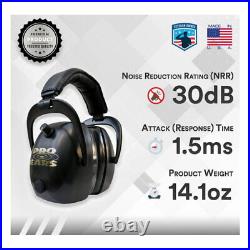 Pro Ears Gold II Electronic 30dB 1 Pair Black/Gold Hearing Protection (PEG2RMB)