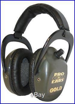 Pro Ears Gold Sporting Clay Electronic Shooting Muff Hearing Protection Earmuffs