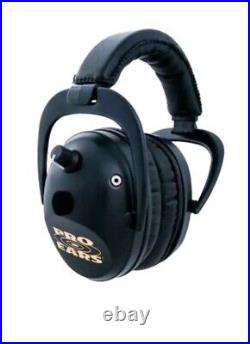 Pro-Ears P300 Predator Gold Electronic Earmuffs, NRR 26 Black GSP300B