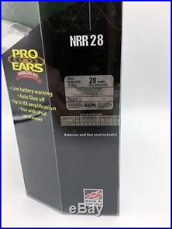 Pro Ears PRO SLIM GOLD Series Tactical Electronic Ear Muffs Green GS-DPS-G