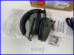 Pro Ears PRO-TAC SC GOLD Electronic Amplified Ear Muff NRR 25 Green GS-PTSTL NEW