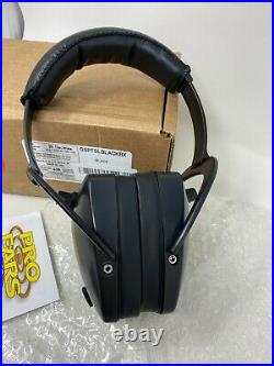 Pro Ears PRO-TAC SLIM GOLD Electronic Amplified CONTOURED Earmuff NRR 28 Black