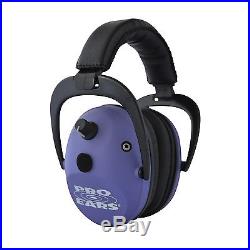 Pro-Ears Predator Gold Electronic Earmuffs NRR-26 Purple