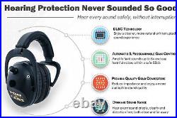 Pro Ears Predator Gold Hearing Protection and Amplfication NRR 26 Black