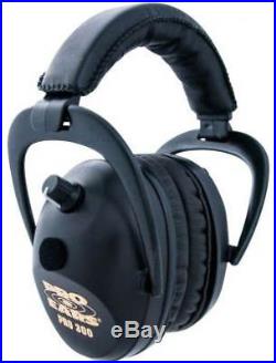 Pro Ears Pro 300 Wind Abatement NRR 26dB Headset, Black P300-B- P300-B Black
