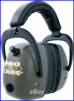 Pro-Ears Pro Mag Gold Hearing Protection Headset, Green Ear Muffs GSDPMG