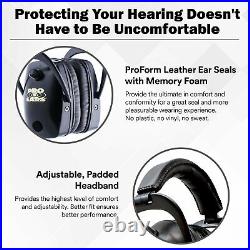 Pro Ears Pro Mag Gold Hearing Protection and Amplification Ear Muffs, Black