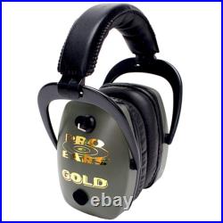 Pro-Ears Pro Slim Gold Electronic Earmuffs, Green GSDPSG