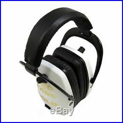 Pro-Ears Pro Slim Gold Electronic Earmuffs, White Ear Muffs GS-DPS-White