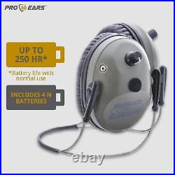 Pro Ears Pro Tac 300 Behind The Head Electronic Hearing Protection, Green